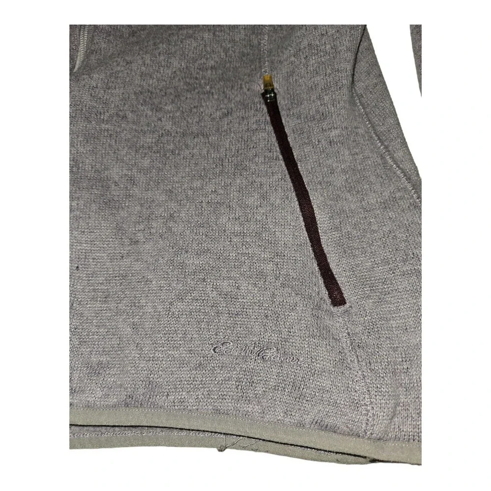 Eddie Bauer Jacket Women's XL Long Sleeve 3 Pocket Zip Closure Tight Knit - Picture 2 of 9